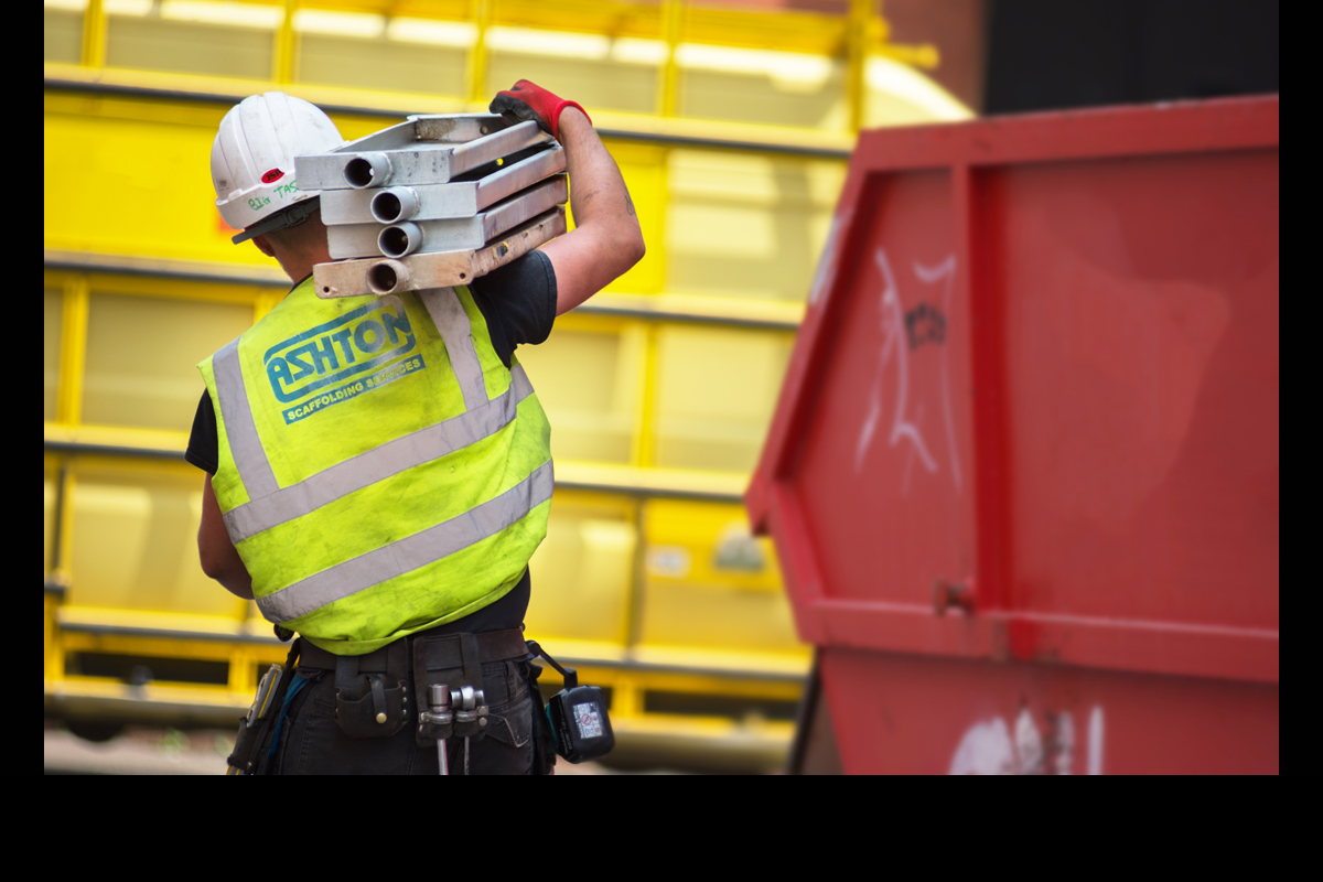 Ashton Scaffold Engineer. Image copyright : Simon Camper Photographer.