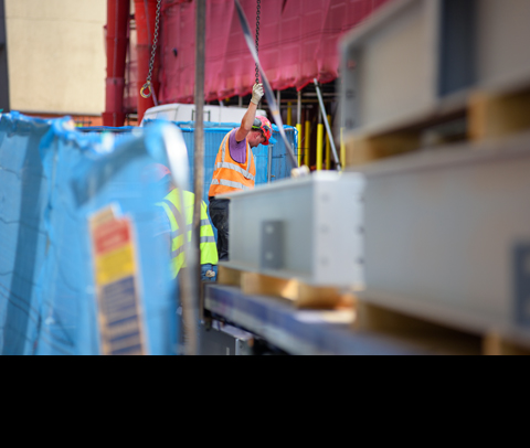 Site Construction. Image copyright : Simon Camper Photographer.