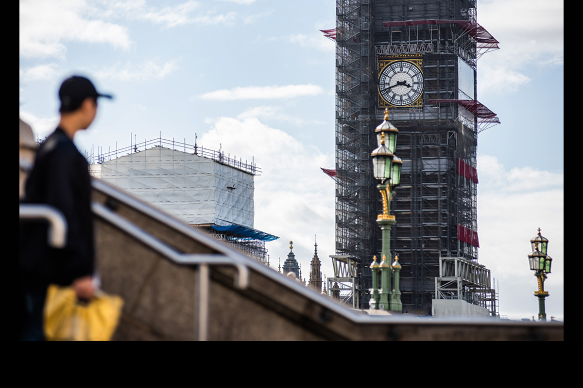 The Great Clock Westminster. East Face. Image copyright : Simon Camper Photographer.